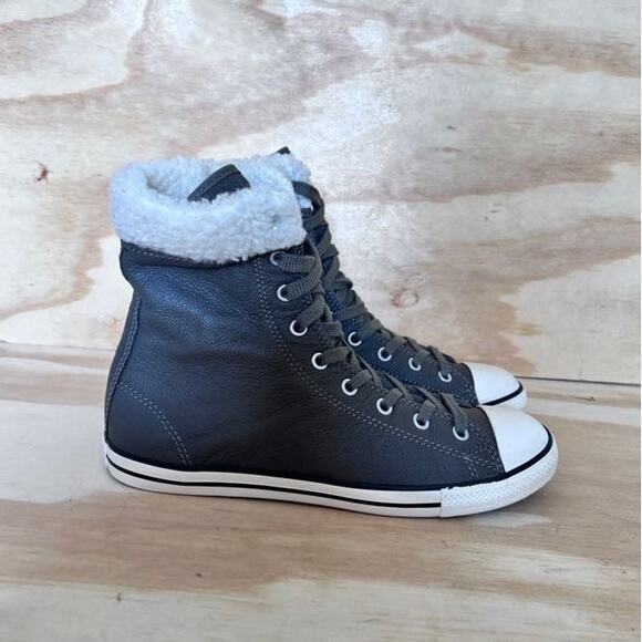 Converse All Star -CT Dainty Hi Top -Sneakers -Dark Green -Women's - 8 - 544934C - Picture 2 of 10